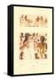 Egyptian Illustrations-null-Framed Stretched Canvas