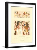 Egyptian Illustrations-null-Framed Art Print