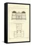 Egyptian Interior Plan-Richard Brown-Framed Stretched Canvas