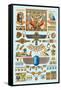 Egyptian Jewelry-Racinet-Framed Stretched Canvas