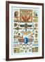 Egyptian Jewelry-Racinet-Framed Art Print