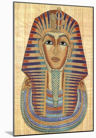 Egyptian King Tut Poster-null-Mounted Poster