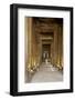 Egyptian man at Edfu Temple, Egypt.-Julien McRoberts-Framed Photographic Print