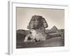 Egyptian Men with Camel at Sphinx-null-Framed Photographic Print