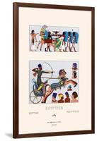 Egyptian Military Hairstyles and Costumes-Racinet-Framed Art Print