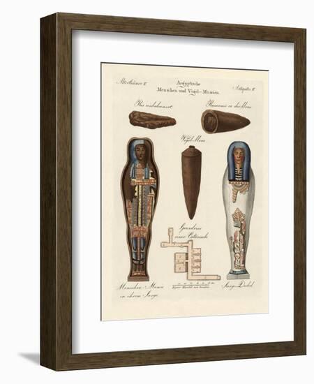 Egyptian Mummies-null-Framed Giclee Print