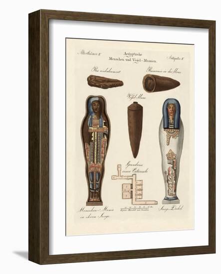 Egyptian Mummies-null-Framed Giclee Print