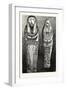 Egyptian Mummy and Case in the British Museum, London, UK-null-Framed Giclee Print