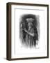 Egyptian Music Girl with Tamborine, 1887-E. Ronat-Framed Giclee Print