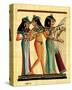 Egyptian Musicians-null-Stretched Canvas