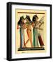 Egyptian Musicians-null-Framed Art Print