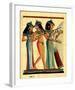 Egyptian Musicians-null-Framed Art Print