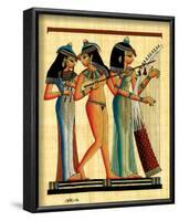 Egyptian Musicians-null-Framed Art Print