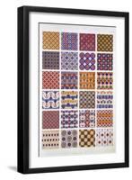 Egyptian No 5, Plate X, from The Grammar of Ornament by Owen Jones-Owen Jones-Framed Giclee Print