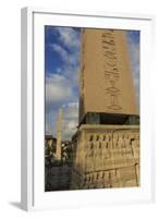 Egyptian Obelisk Hieroglyphics and Brazen Column-Eleanor Scriven-Framed Photographic Print