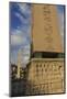 Egyptian Obelisk Hieroglyphics and Brazen Column-Eleanor Scriven-Mounted Photographic Print