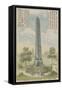 Egyptian Obelisk in Central Park New York-null-Framed Stretched Canvas