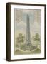 Egyptian Obelisk in Central Park New York-null-Framed Giclee Print