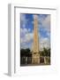 Egyptian Obelisk with Hieroglyphics and Base Frieze-Eleanor Scriven-Framed Photographic Print