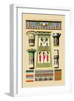 Egyptian Ornamental Architecture-J. Gardner Wilkinson-Framed Art Print