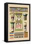 Egyptian Ornamental Architecture-J. Gardner Wilkinson-Framed Stretched Canvas