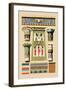 Egyptian Ornamental Architecture-J. Gardner Wilkinson-Framed Art Print