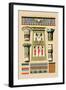 Egyptian Ornamental Architecture-J. Gardner Wilkinson-Framed Art Print