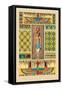 Egyptian Ornamental Patterns-J. Gardner Wilkinson-Framed Stretched Canvas
