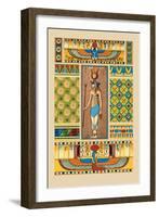 Egyptian Ornamental Patterns-J. Gardner Wilkinson-Framed Art Print