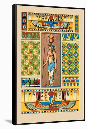 Egyptian Ornamental Patterns-J. Gardner Wilkinson-Framed Stretched Canvas