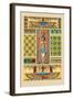 Egyptian Ornamental Patterns-J. Gardner Wilkinson-Framed Art Print