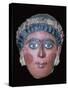 Egyptian painted funerary mask, 2nd century BC. Artist: Unknown-Unknown-Stretched Canvas