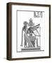 Egyptian Pantheon - Atmou & Otma-Historic Collection-Framed Giclee Print