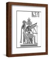 Egyptian Pantheon - Atmou & Otma-Historic Collection-Framed Giclee Print