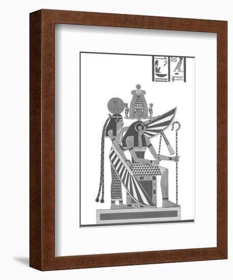 Egyptian Pantheon - Atmou & Otma-Historic Collection-Framed Giclee Print