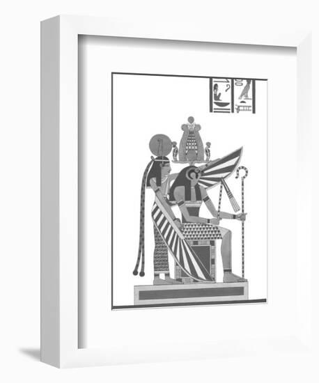 Egyptian Pantheon - Atmou & Otma-Historic Collection-Framed Giclee Print