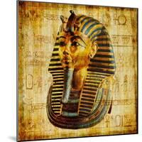 Egyptian Papyrus With Pharaoh-Maugli-l-Mounted Art Print
