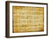 Egyptian Parchment With Hieroglyphics-Maugli-l-Framed Art Print