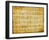 Egyptian Parchment With Hieroglyphics-Maugli-l-Framed Art Print