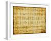 Egyptian Parchment With Hieroglyphics-Maugli-l-Framed Art Print