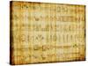 Egyptian Parchment With Hieroglyphics-Maugli-l-Stretched Canvas