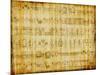 Egyptian Parchment With Hieroglyphics-Maugli-l-Mounted Art Print