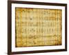 Egyptian Parchment With Hieroglyphics-Maugli-l-Framed Art Print