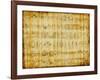 Egyptian Parchment With Hieroglyphics-Maugli-l-Framed Art Print