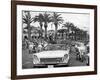 Egyptian President Gamal Abdel Nasser with King Mohamed V of Morocco and His Son Moulay Hassan-null-Framed Photo