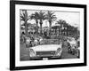 Egyptian President Gamal Abdel Nasser with King Mohamed V of Morocco and His Son Moulay Hassan-null-Framed Photo