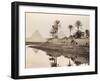 Egyptian Pyramids-null-Framed Giclee Print