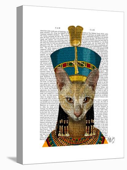 Egyptian Queen Cat-Fab Funky-Stretched Canvas