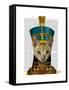 Egyptian Queen Cat-Fab Funky-Framed Stretched Canvas