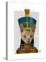 Egyptian Queen Cat-Fab Funky-Stretched Canvas